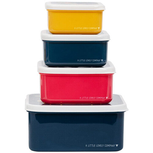 A little lovely company lunchbox set - ruimte - 4st