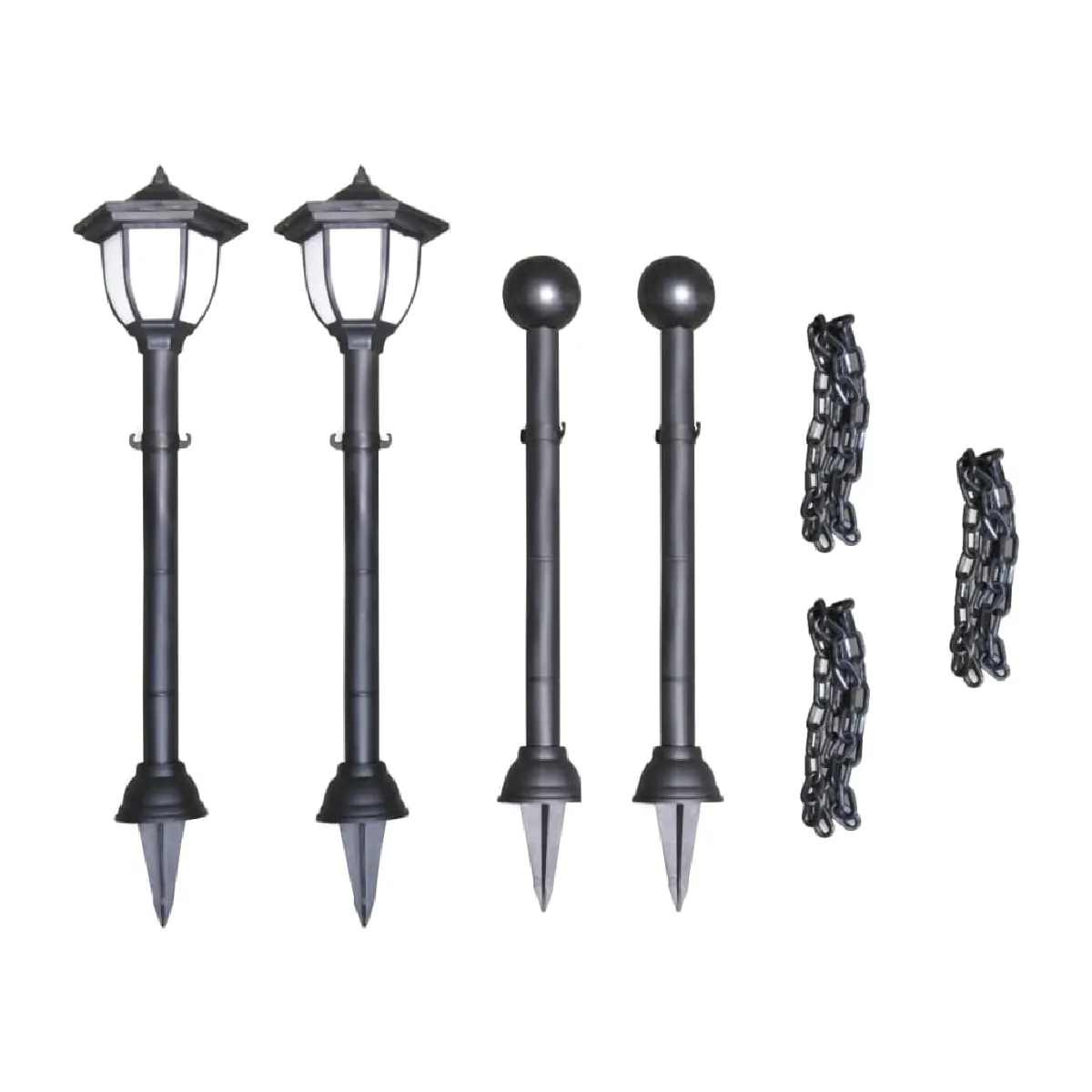 VIDAXL Lampes Solaires avec Chaîne