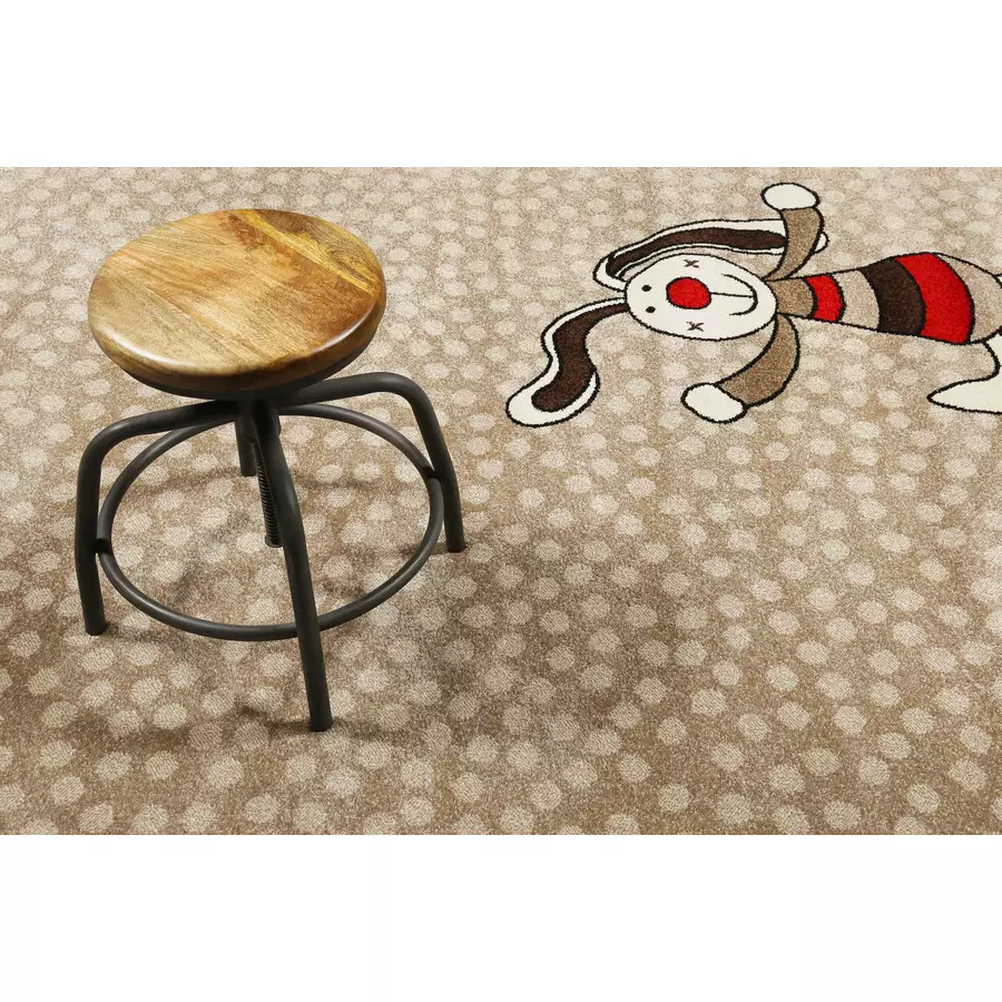 Sigikid Kinderteppich Rainbow Rabbit beige