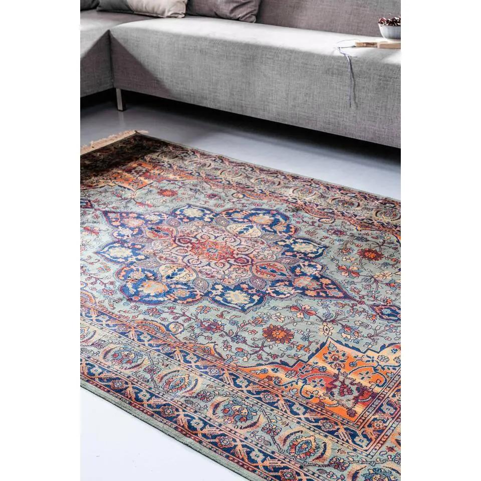 Tier Vloerkleed Manami - Groen - Viscose - 160 x 230cm