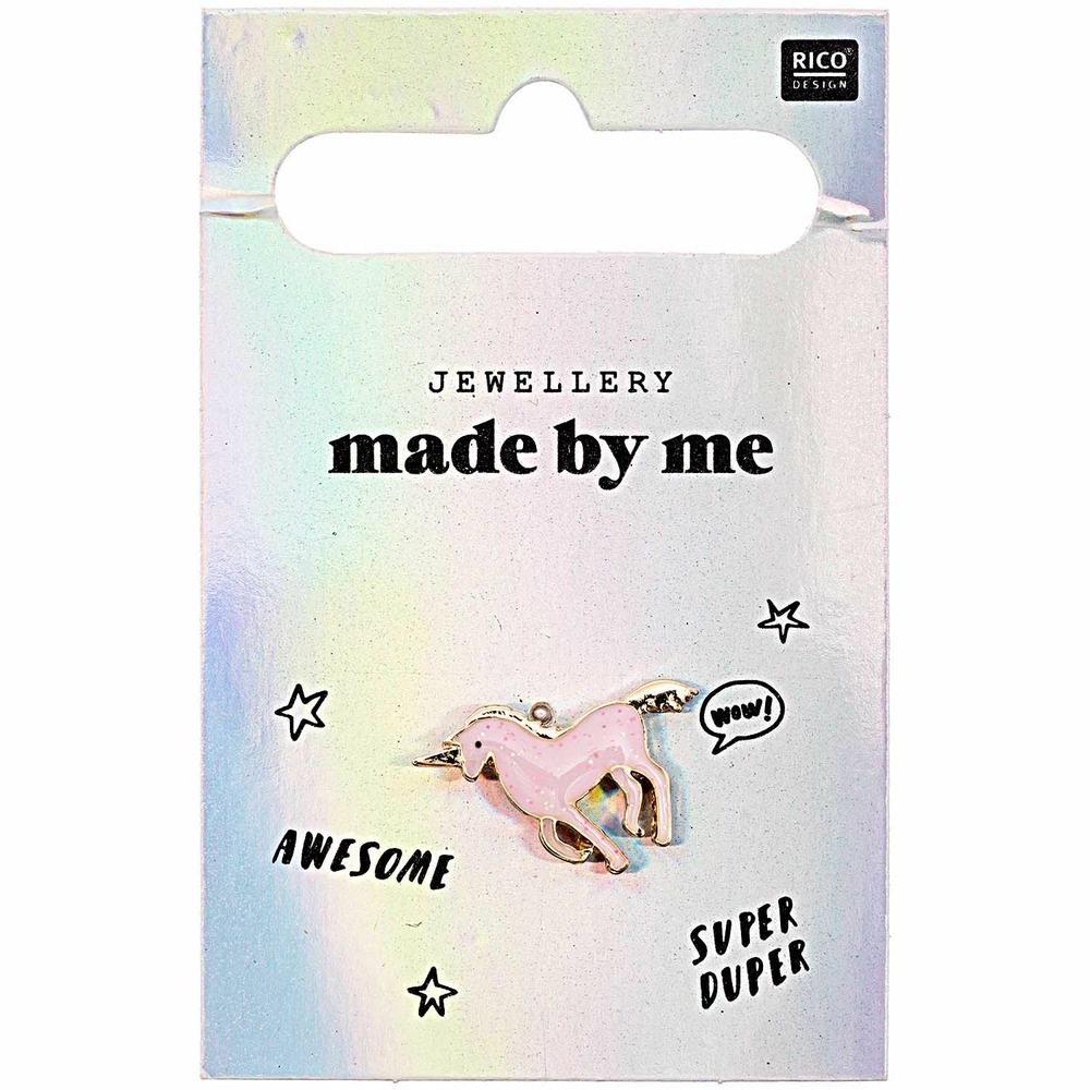 Pin's - licorne - rose - 18 x 14 mm