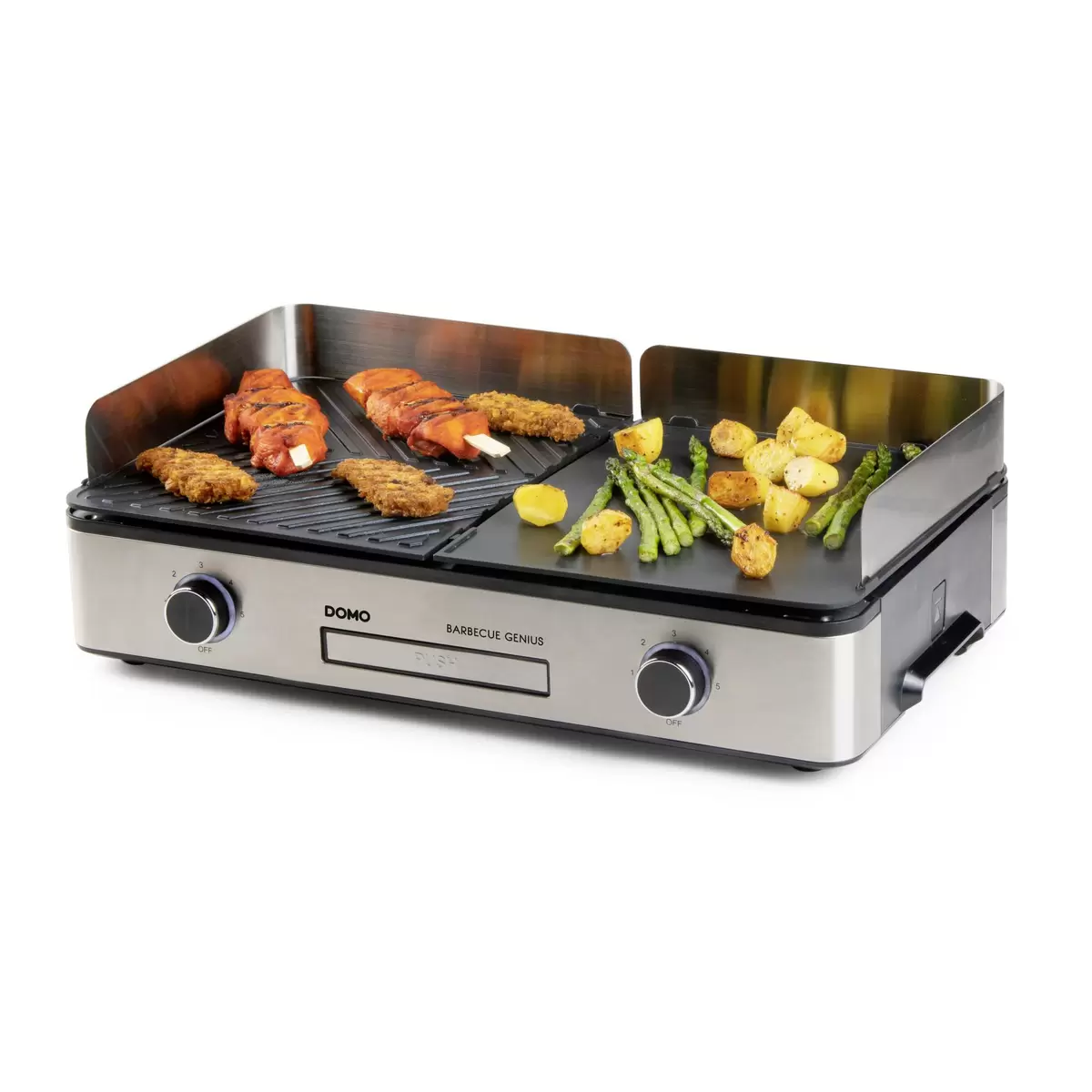 Elektrogrill Tisch Domo DO9259G Silber