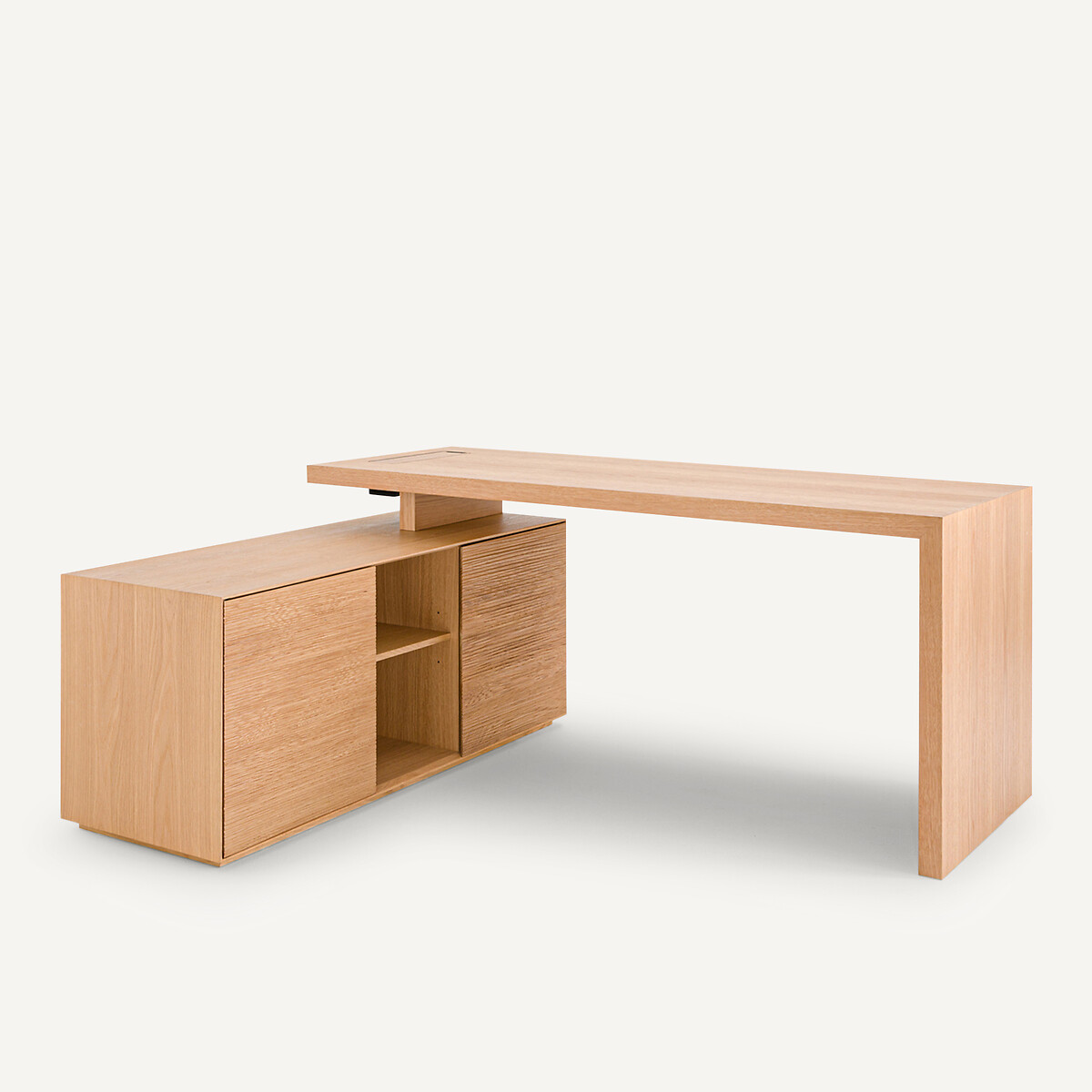 AM.PM<br>Base de mesa com 2 portas, carvalho e folheado, Mikube