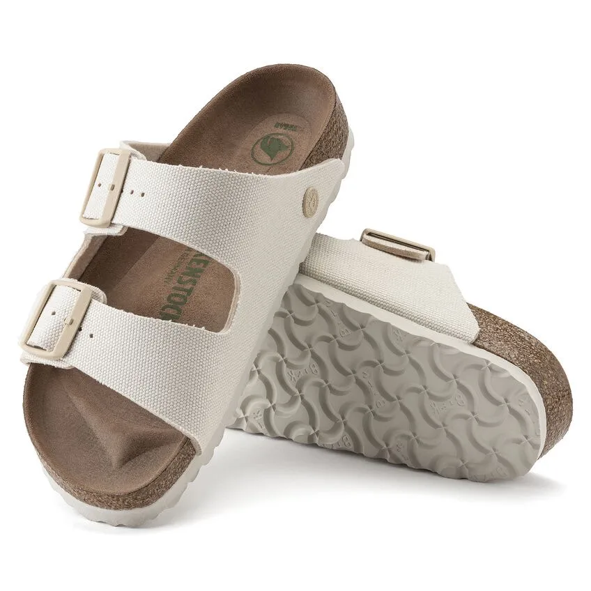 Birkenstock Arizona TEX Canvas VEG Women Eggshell