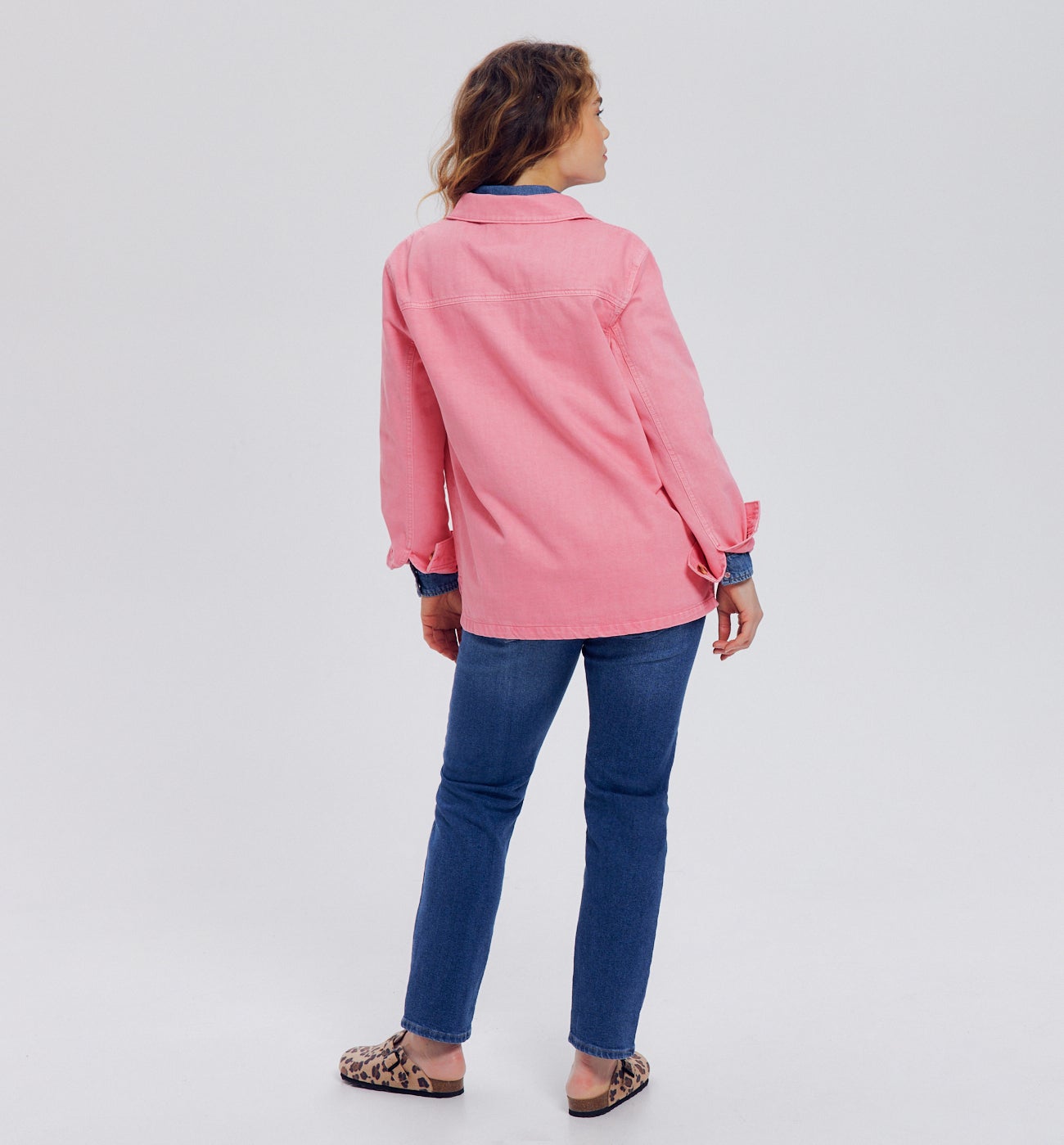 Veste surchemise ALMA - Rose