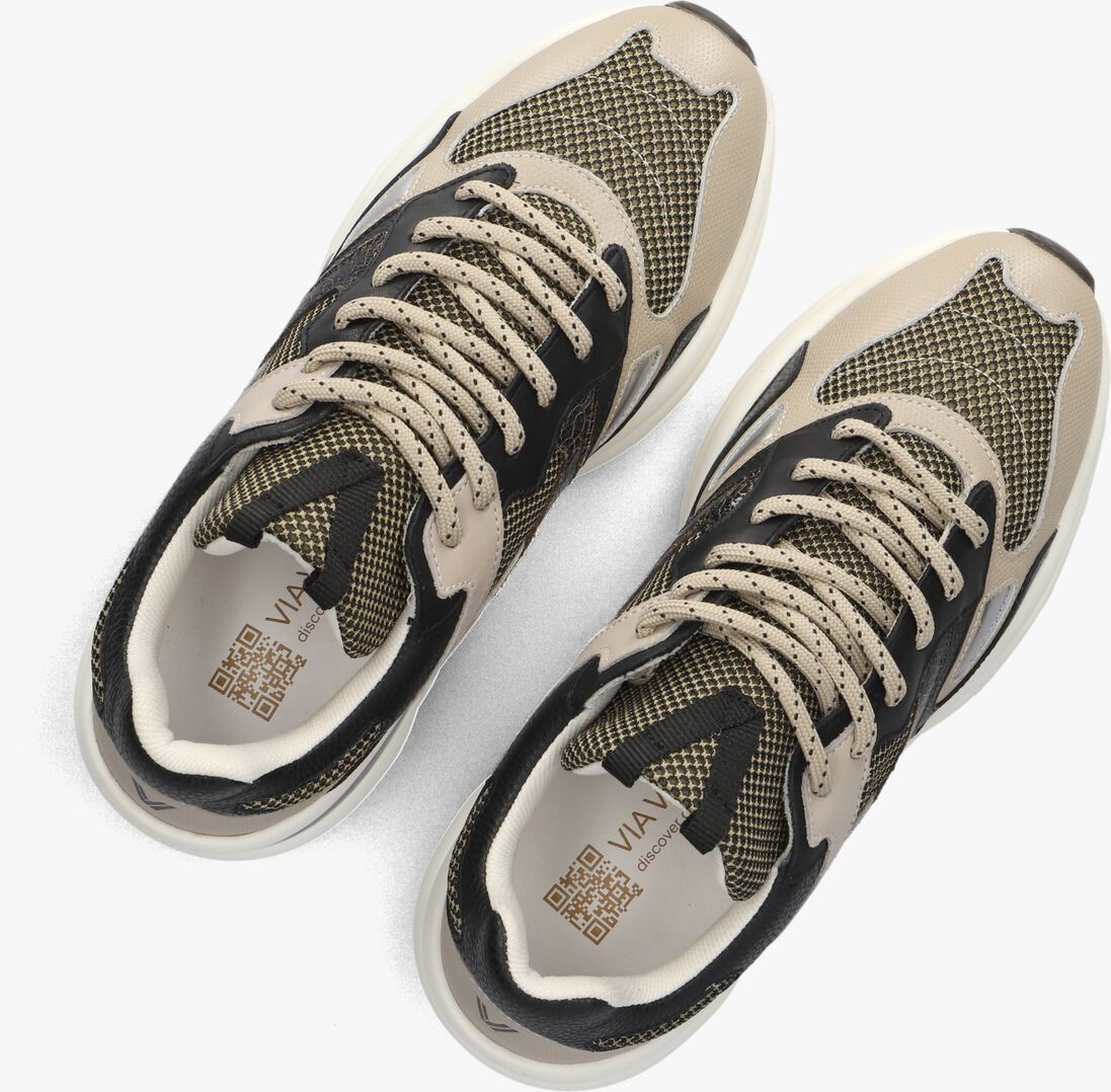 beige via vai lage sneakers vesper due