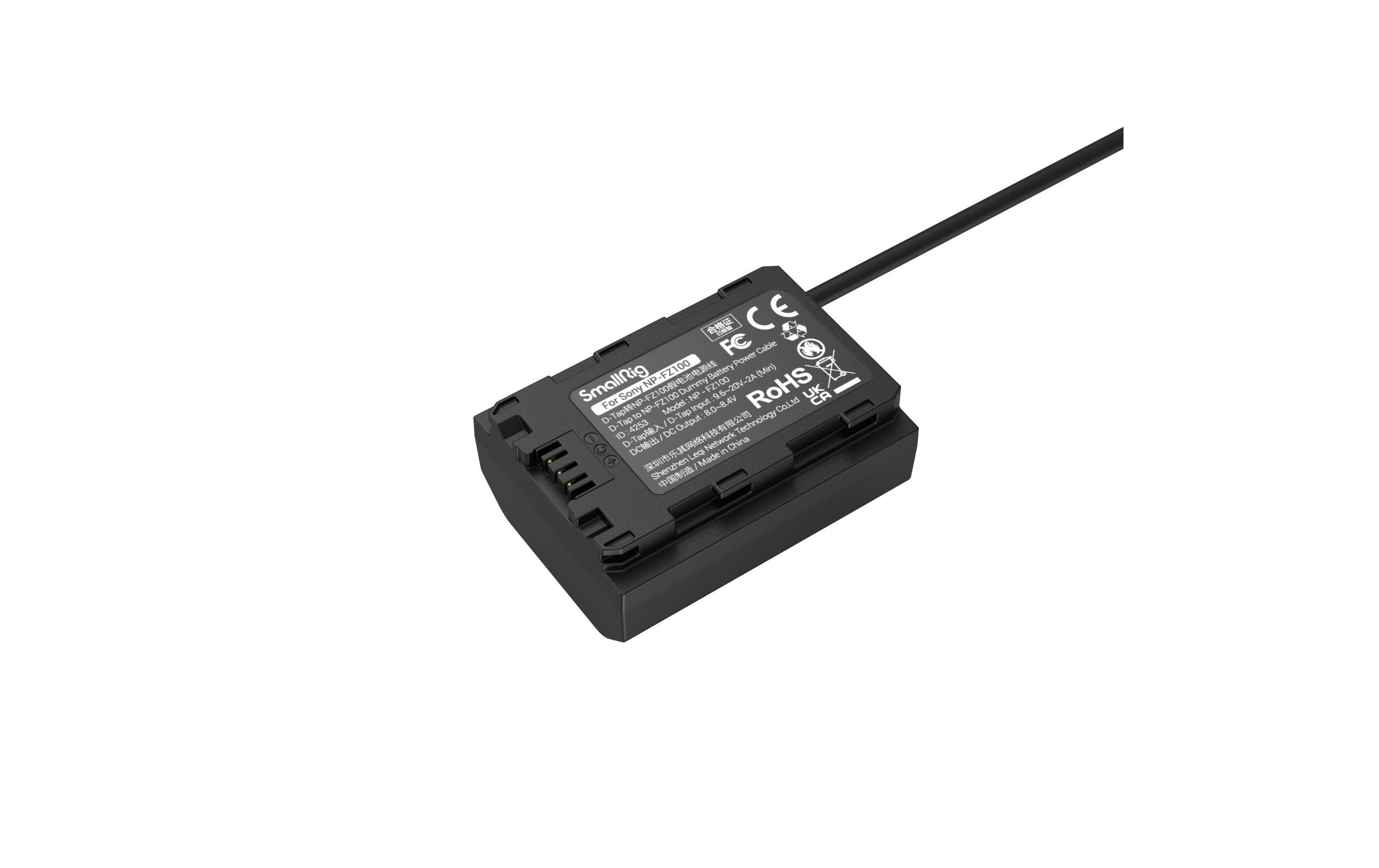 Digitalkamera-Akku D-Tap to NP-FZ100 Power CableFür eine kontinuierliche Stromversorgung, die das lästige Batteriewechseln zwischen den Aufnahmen erspart