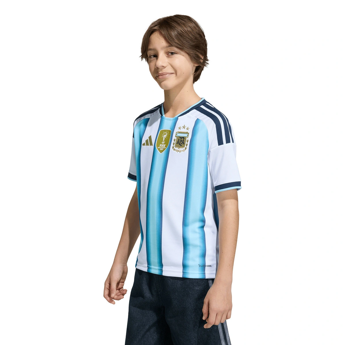 Camisola adidas Argentina Primeiro Equipamento Mundial 2026 Criança