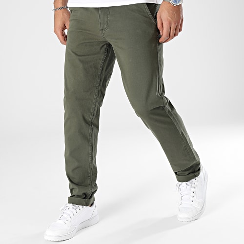 Pantalon Chino Slim 39900 Vert Kaki