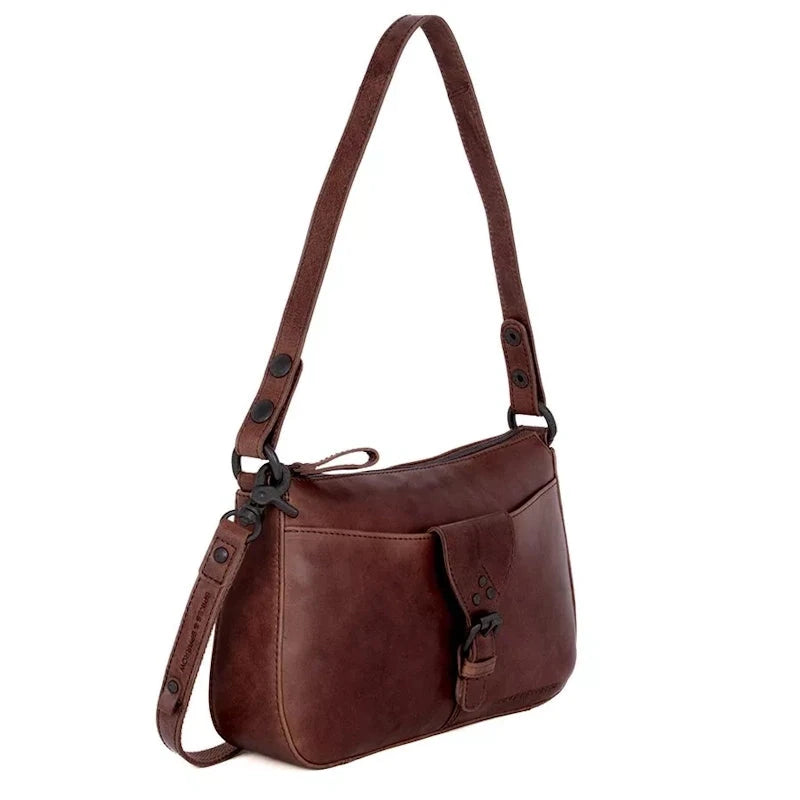 Spikes & Sparrow Bronco Ebonee Crossbodybag Dark Brown