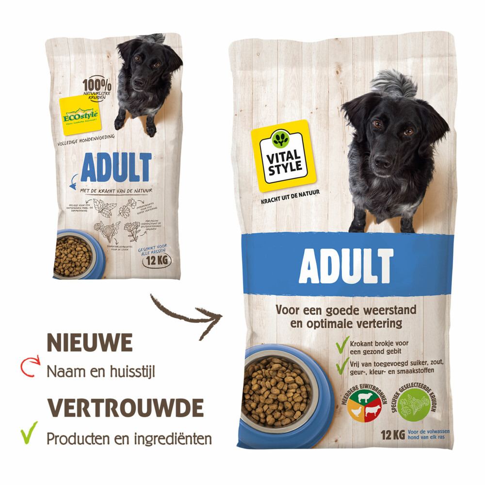 VITALstyle Hondenvoer Adult12 kg