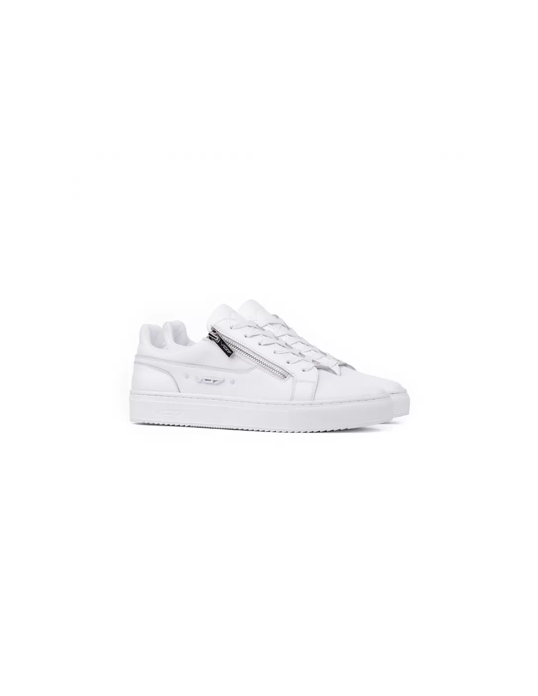 v07 baskets de ville roma pur white cuir blanc