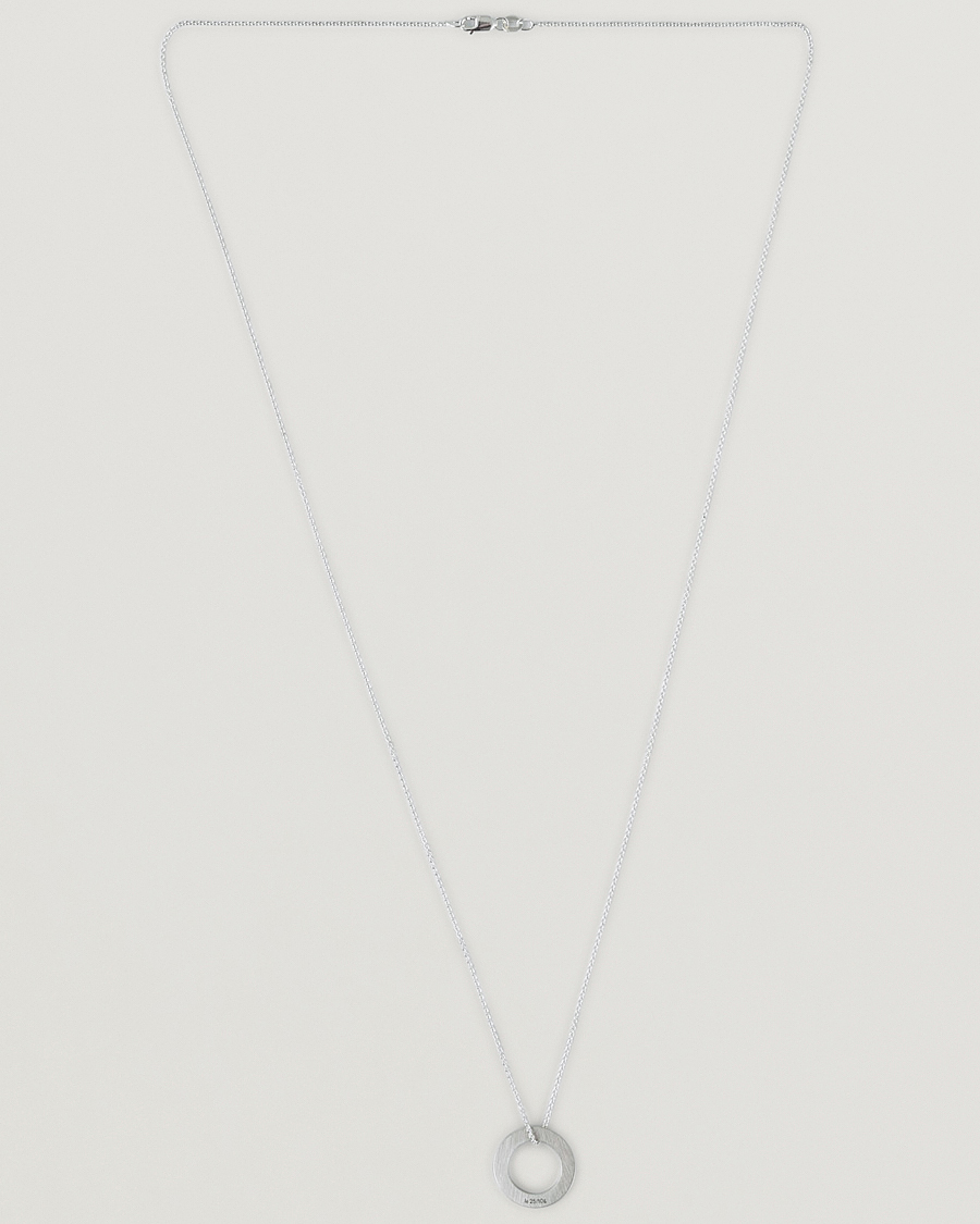 LE GRAMME Circle Necklace Le 2.5  Sterling Silver