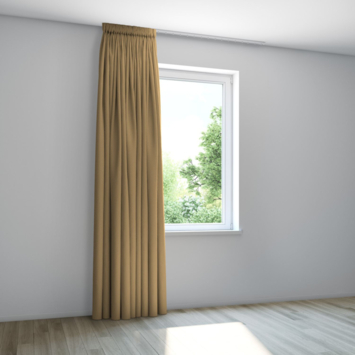 Gordijn Linen mix 2303 mustard