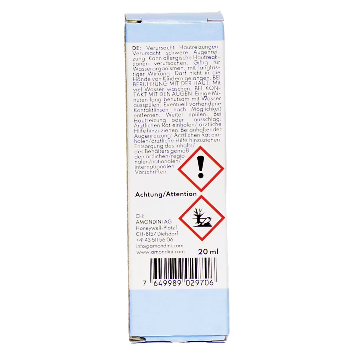 Duftöl Fresh Cotton NAO Blau