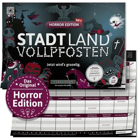 Denkriesen Stadt Land Vollpfosten - Horror Edition 