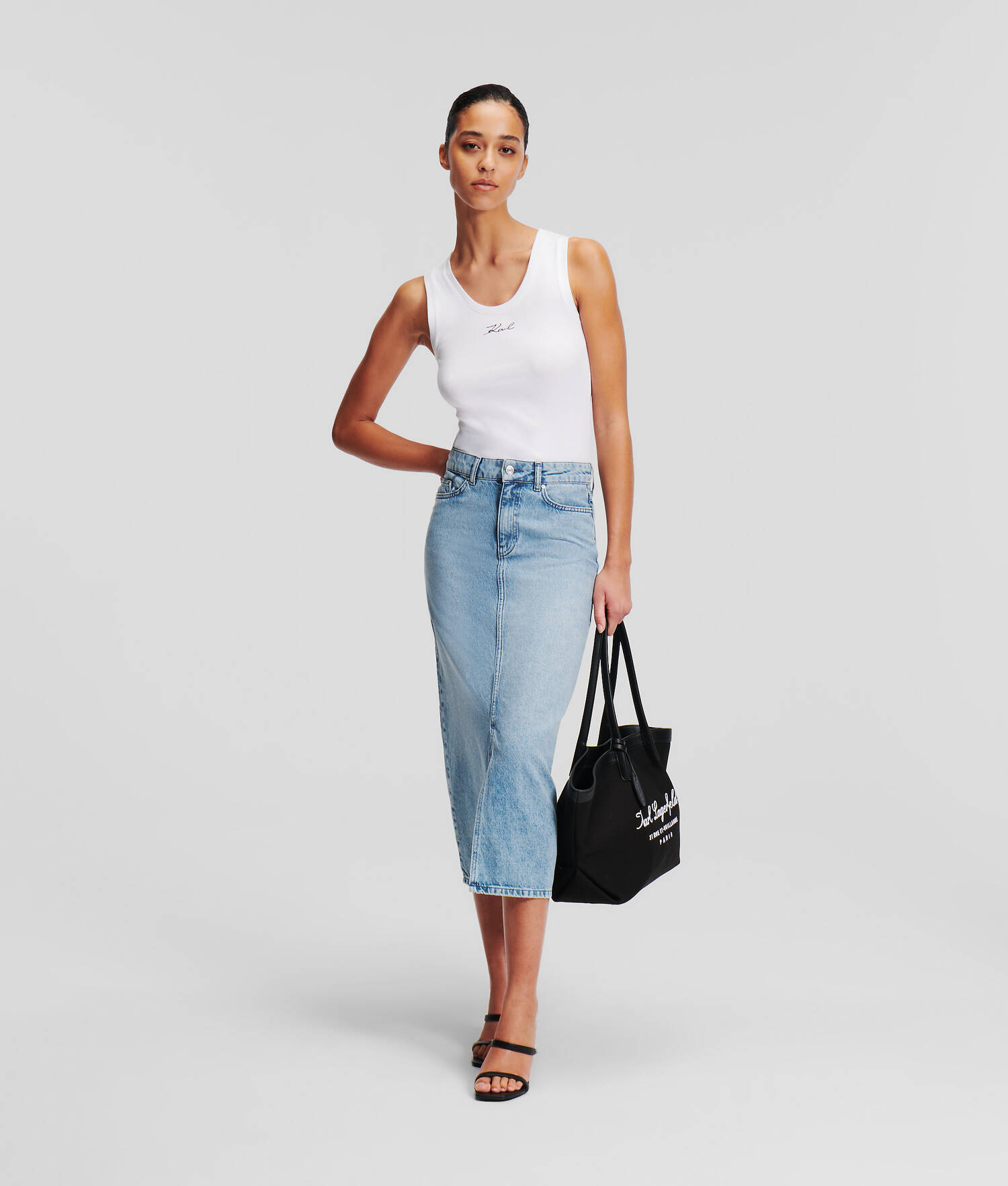 JUPE MAXI EN JEAN