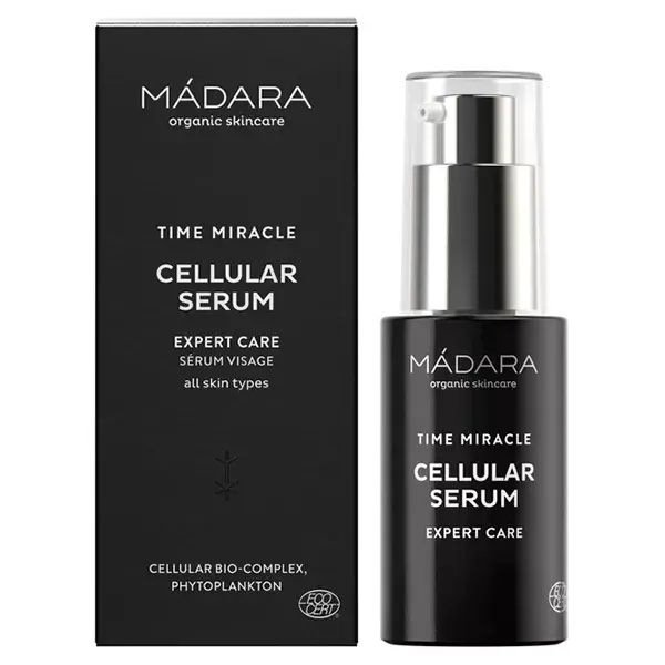 Sérum Antienvelhecimento Orgânico Celular Time Miracle MÁDARA 30ml