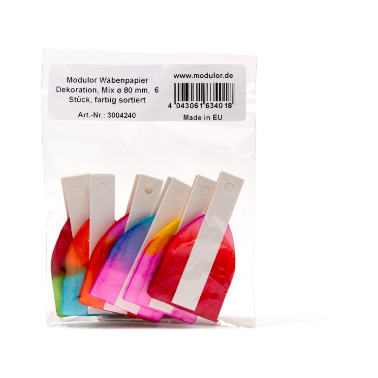Modulor Wabenpapier Dekoration, Mix