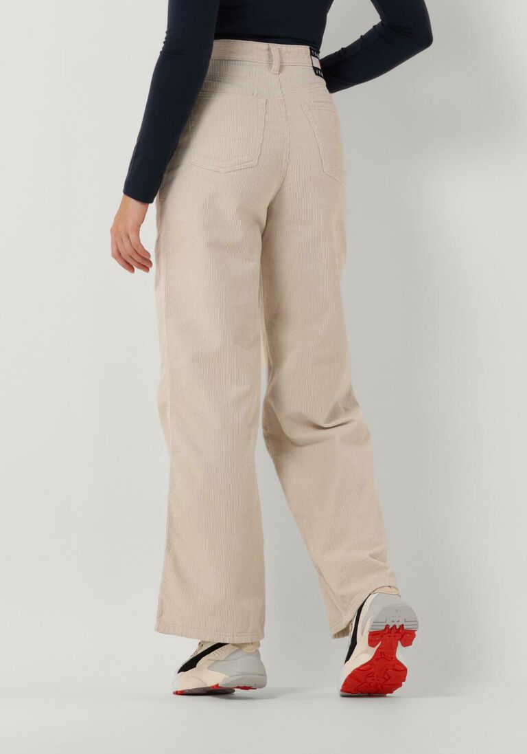 TOMMY JEANS beige tommy jeans flared broek pants flared