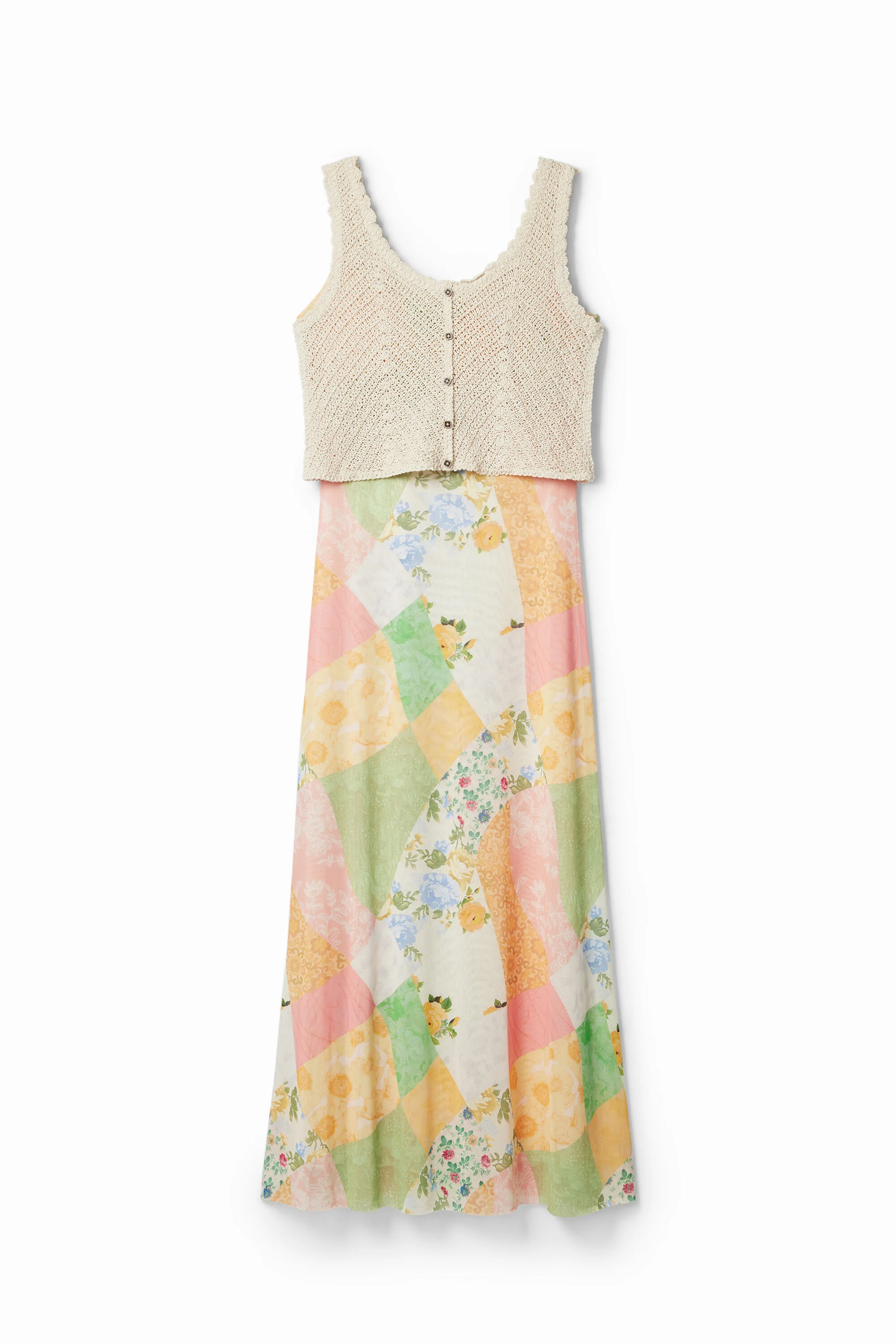 Vestido midi híbrido