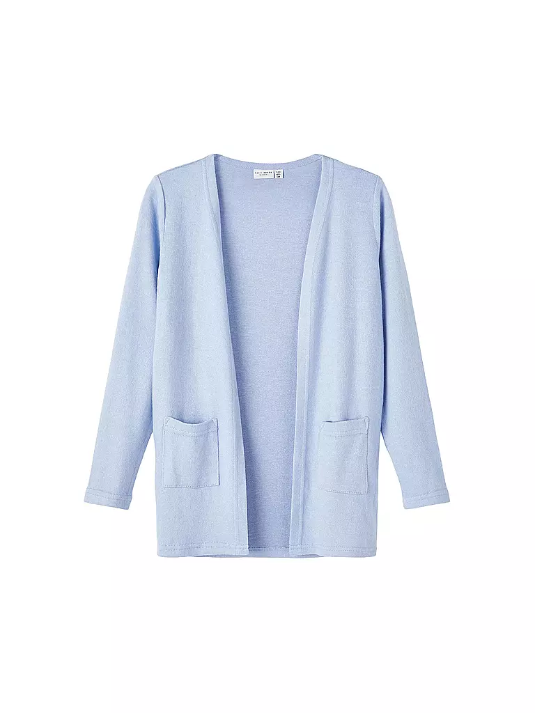 NAME IT Mädchen Strickjacke NKFVICTI hellblau