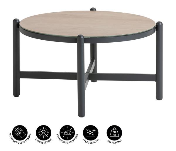 Dehner Tisch St-Etienne, ca. Ø78/H46 cm
