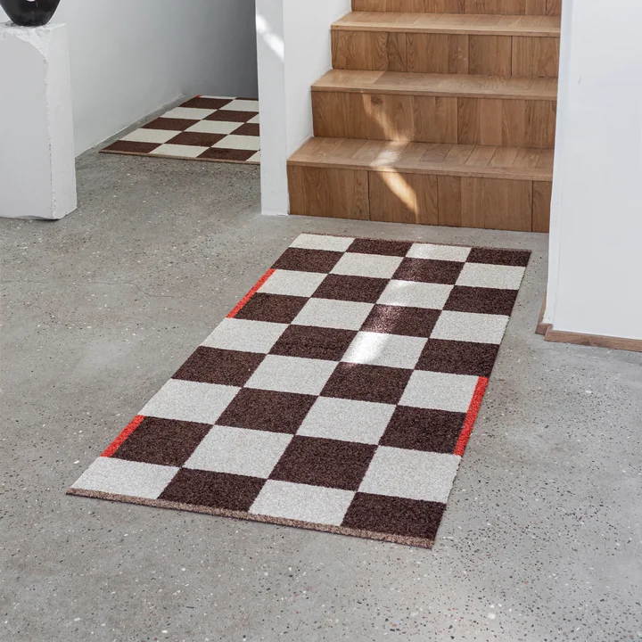 Mette Ditmer - Square Fussmatte, 55 x 80 cm, braun