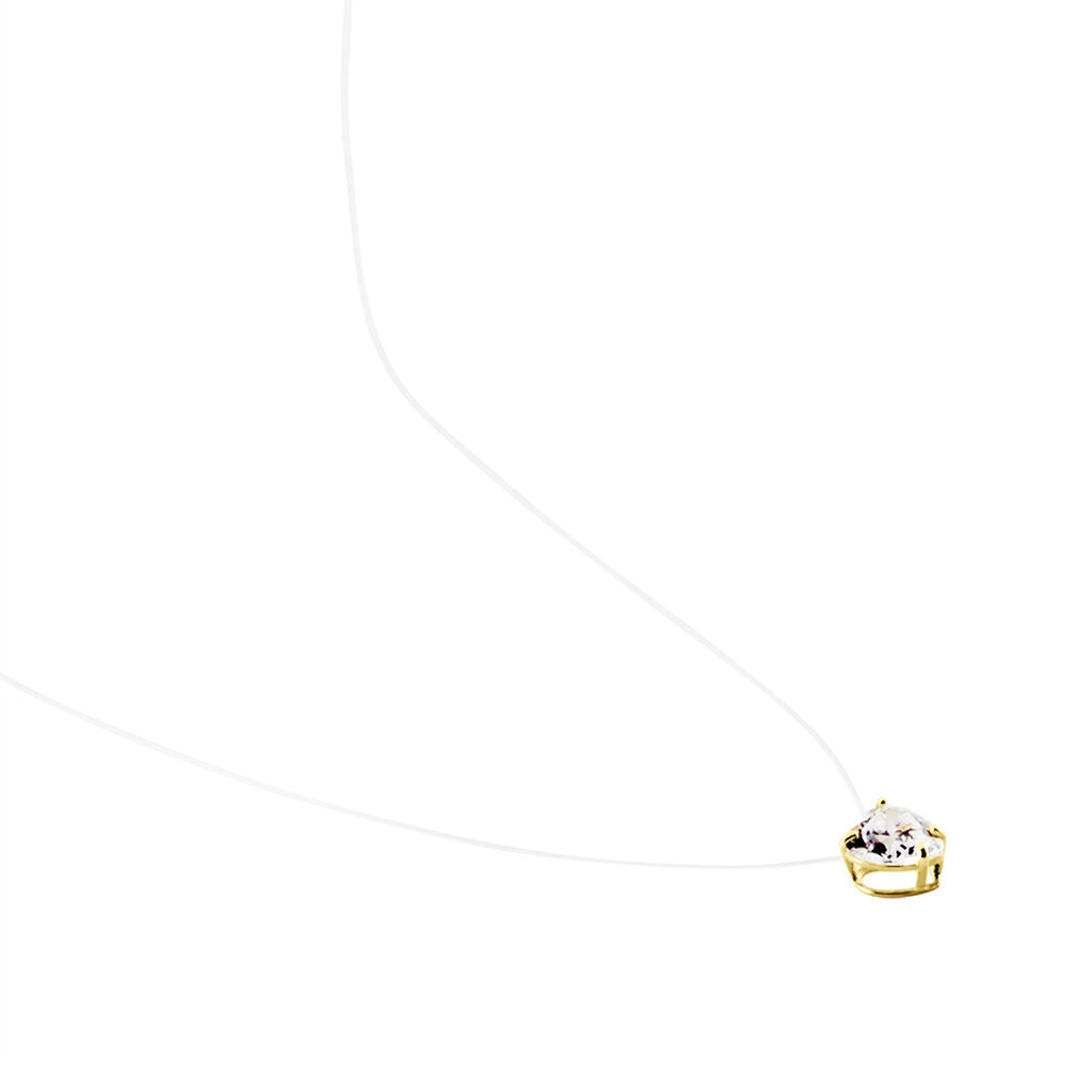 Collier Or Jaune Maiorga Oxyde De Zirconium