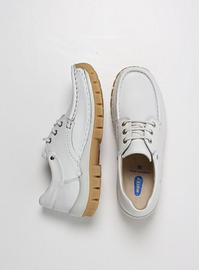 Wolky Dames Veterschoenen 04701 Fly Summer Wit