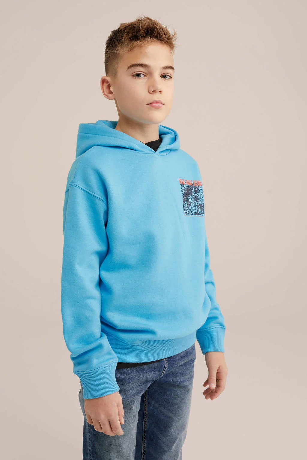 WE Fashion sweater blauw