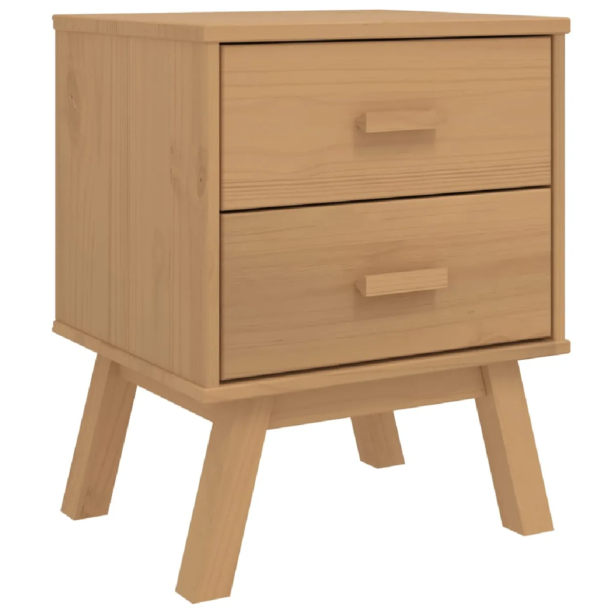 VidaXL Table de Chevet Olden 45x39x57 cm - Bois de Pin
