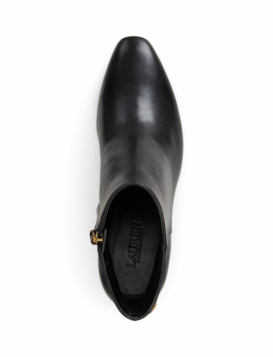 LAUREN RALPH LAUREN<br>Botas de tornozelo de couro Demi