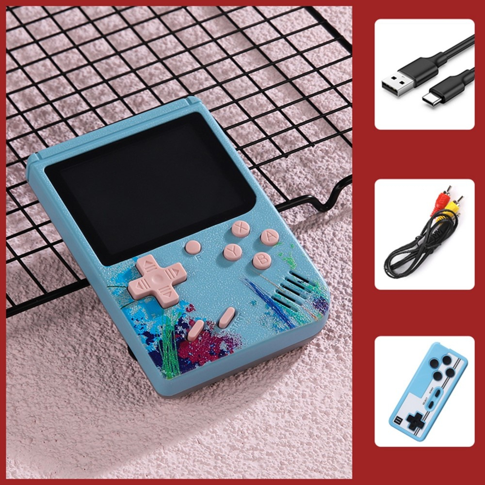 2in1 Mini Handheld Entertainment System Retro Spiele-Konsole mit 500 integrierten Spielen 3.0
