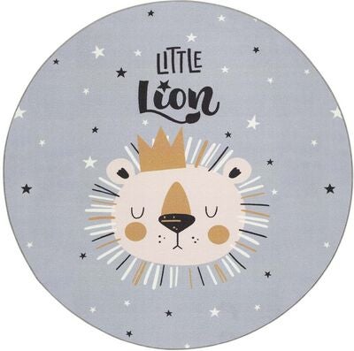 KMCarpets Little Lion Gulvteppe 120 cm, Grå