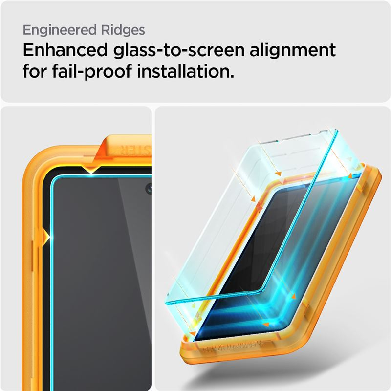 (2er Set) Google Pixel 7a AlignMaster Glas Tr Panzer Glas Case Friendly   Montagerahmen (AGL05968)
