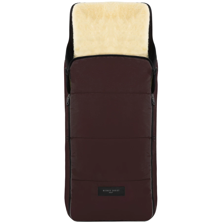 Werner Christ Baby Lammfellfußsack CORTINA chocolate