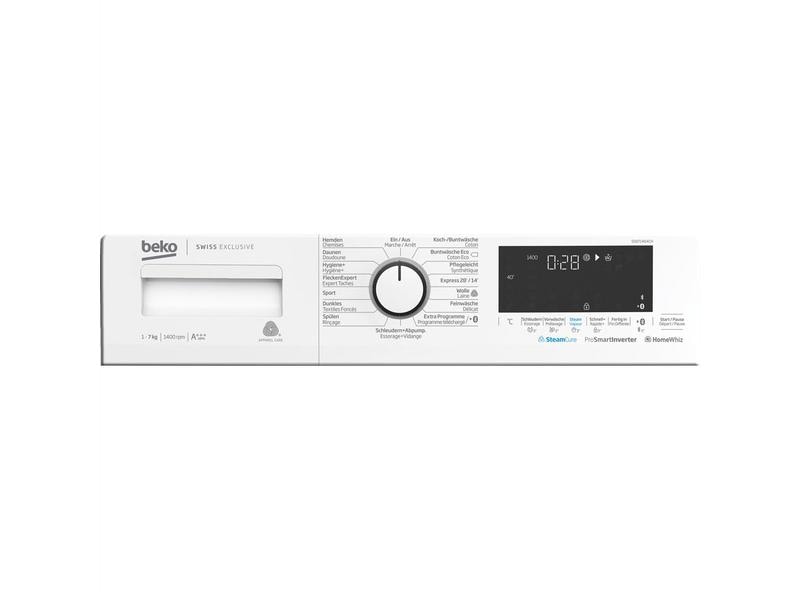 Beko Waschmaschine 50071464CH1 Links Frontloader mit 7 kg Ladekapazität