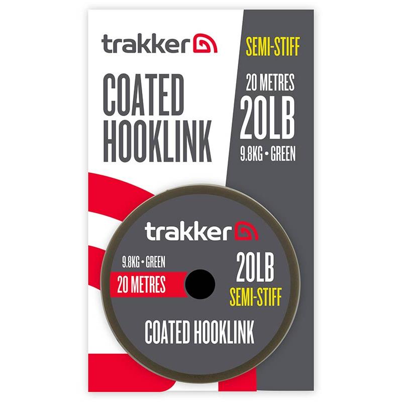 Tresse À Bas De Ligne Trakker Semi Stiff Coated Hooklink - 20M