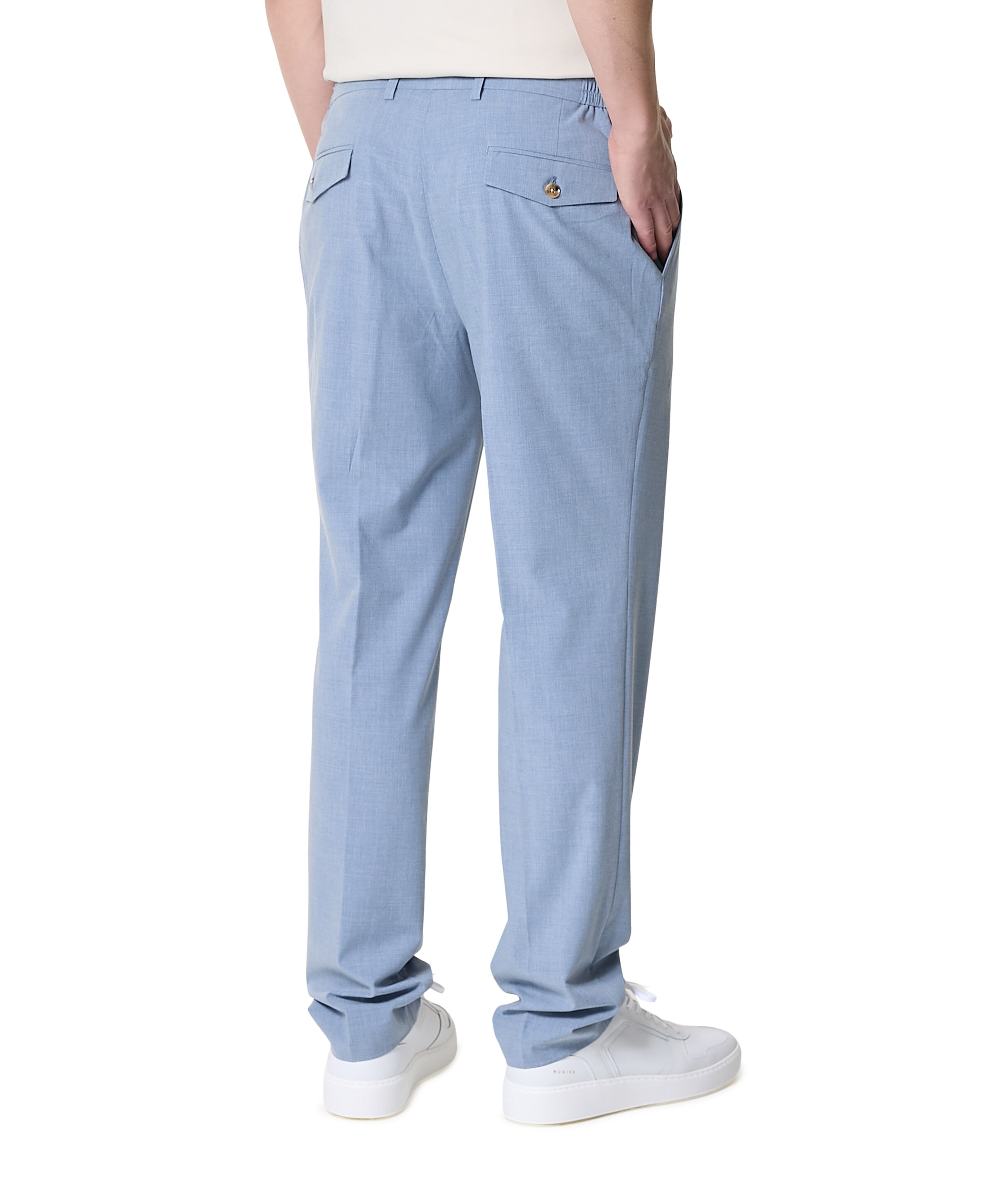 Born with appetite Carlo heren pantalon blauw