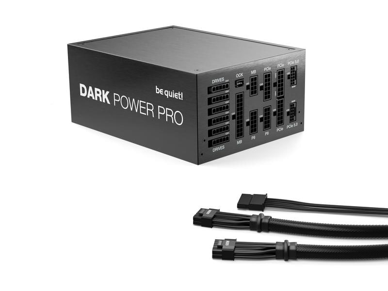 be quiet! Netzteil Dark Power Pro 13 1300 W Vollmodulares ATX-Netzteil mit 1300 W Leistung und 80 Plus Titanium Zertifizierung