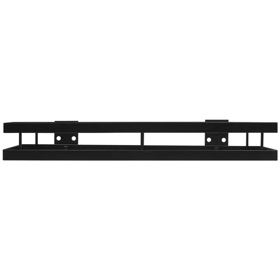 QUVIO kruidenrek keuken metaal - Zwart - 40 cm