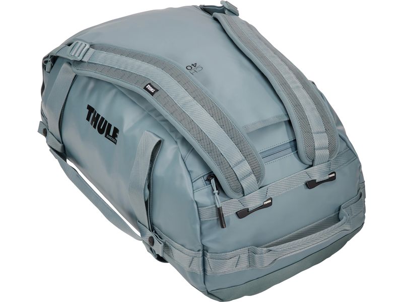 Thule Duffle Bag Chasm 40 l, Pond Gray Reisetasche und Rucksack in einem