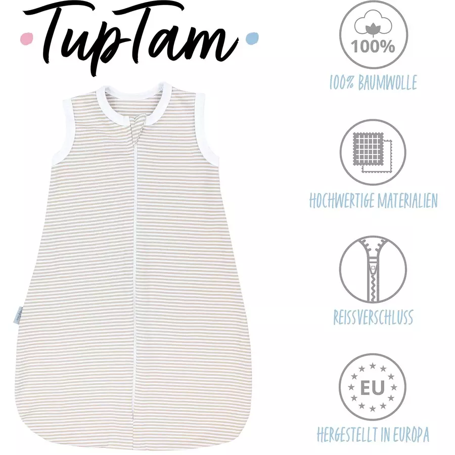 TupTam Baby Sommerschlafsack Kleine Kinder beige