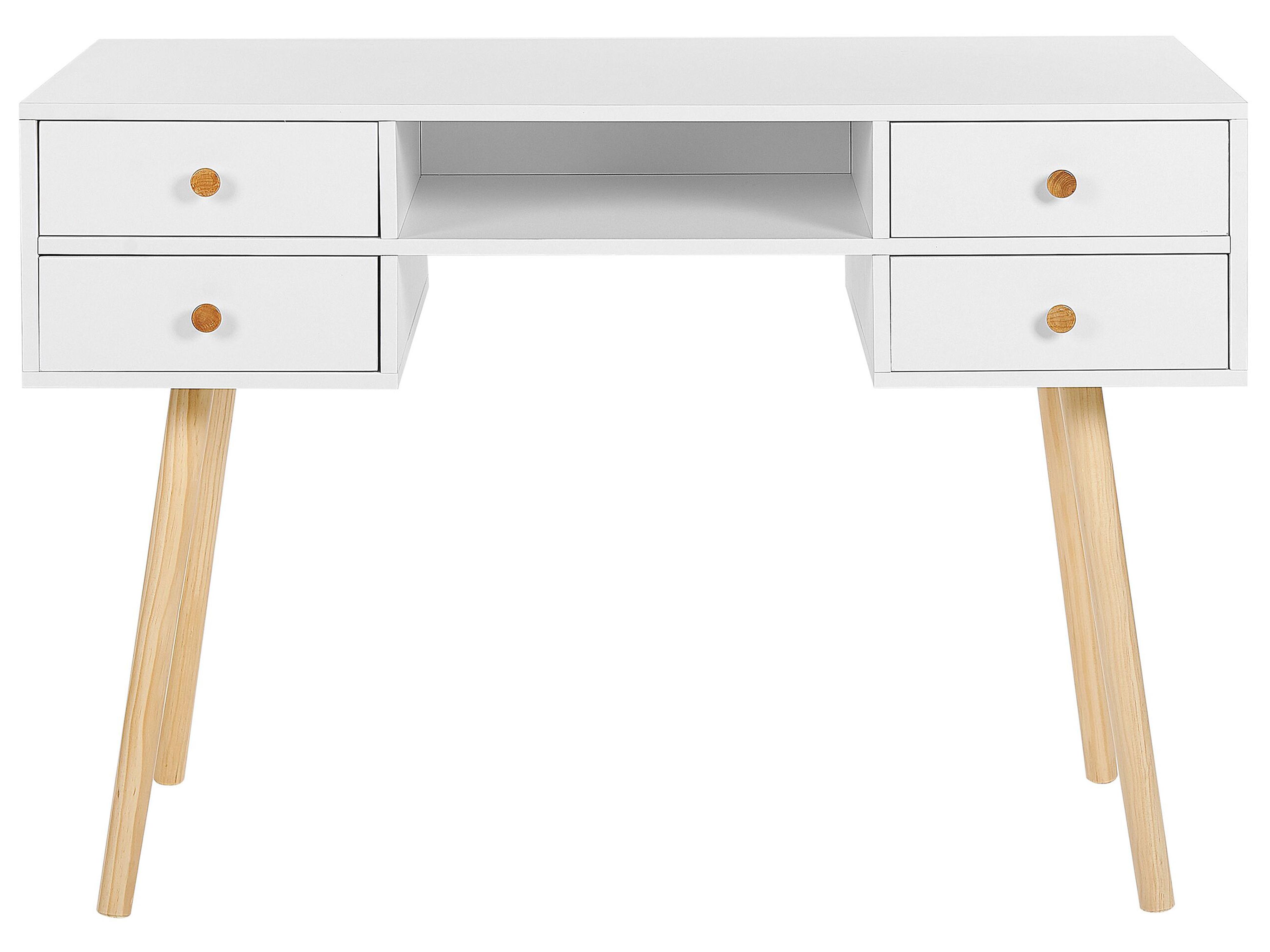Bureau LEVIN Wit 110 cm 55 cm met lades