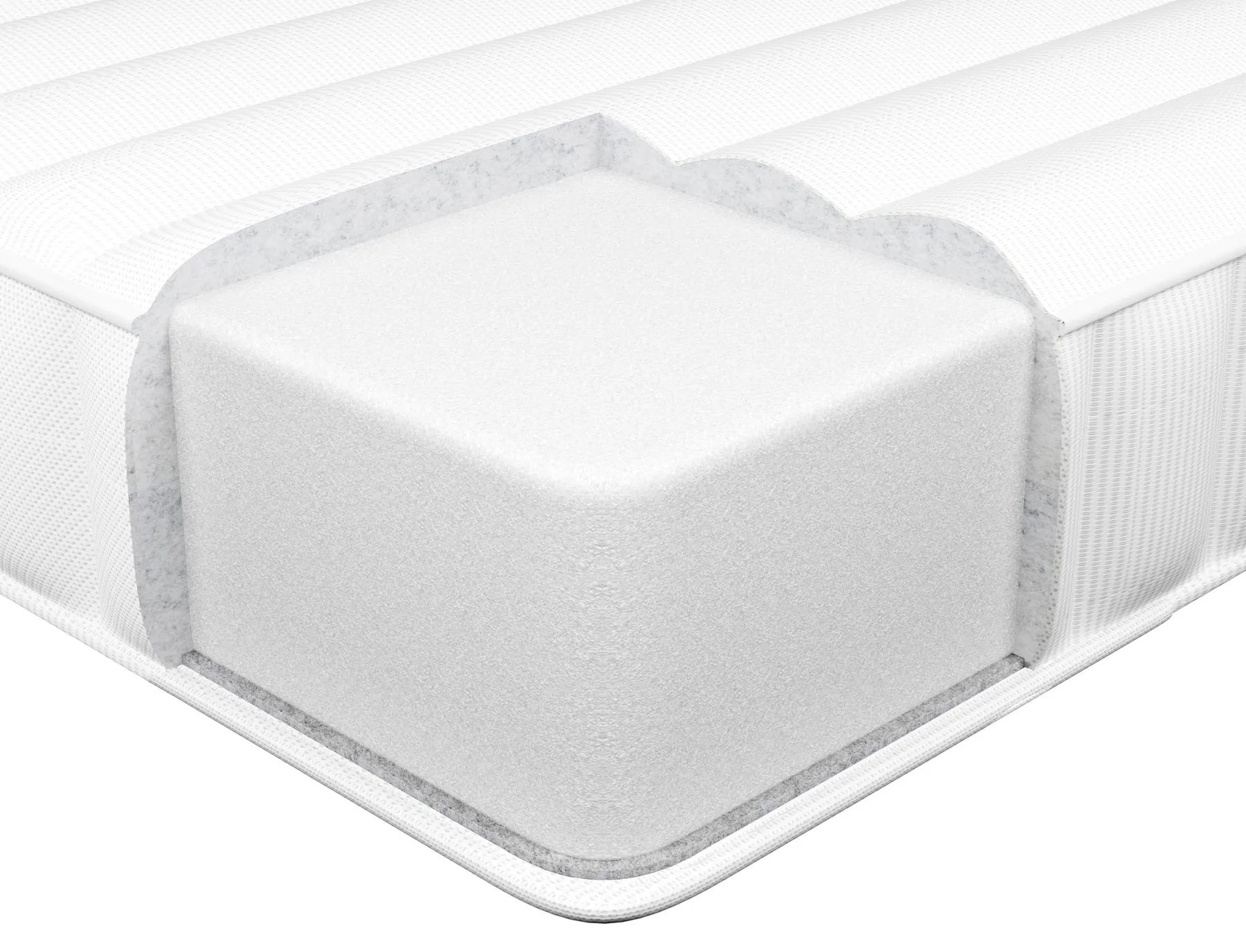 Schuimmatras voor kinderbedje HUSHY H2/3 Medium 60 x 120 cm