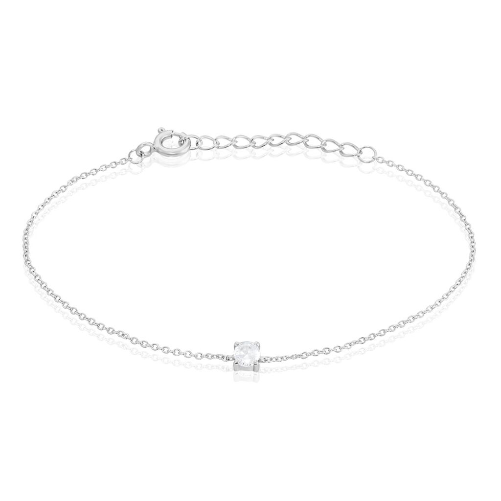 Bracelet Argent Blanc Lylwenn Oxyde De Zirconium