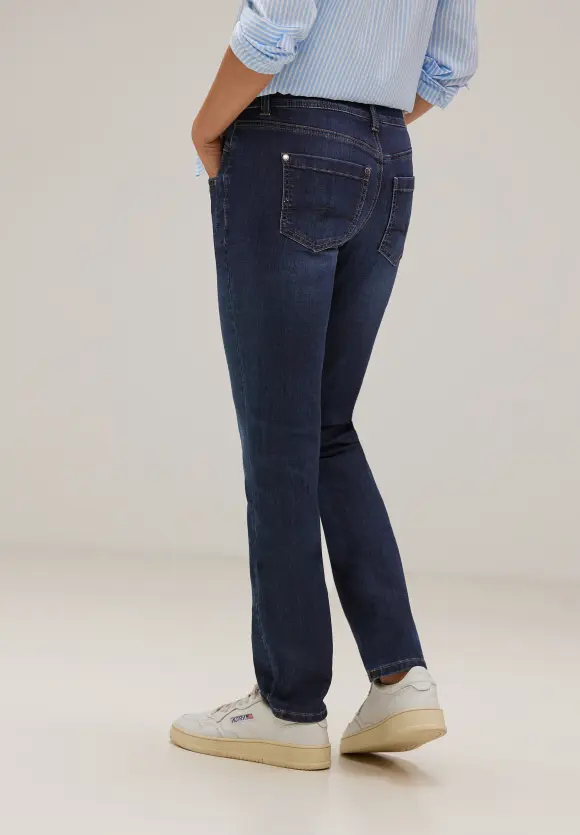 Dunkle Casual Fit Jeans - dark indigo wash