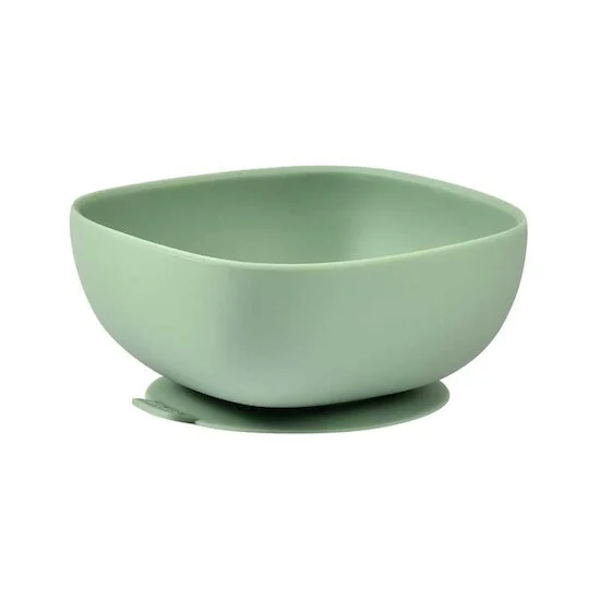 Bol silicone ventouse    Sage Green        de               Béaba