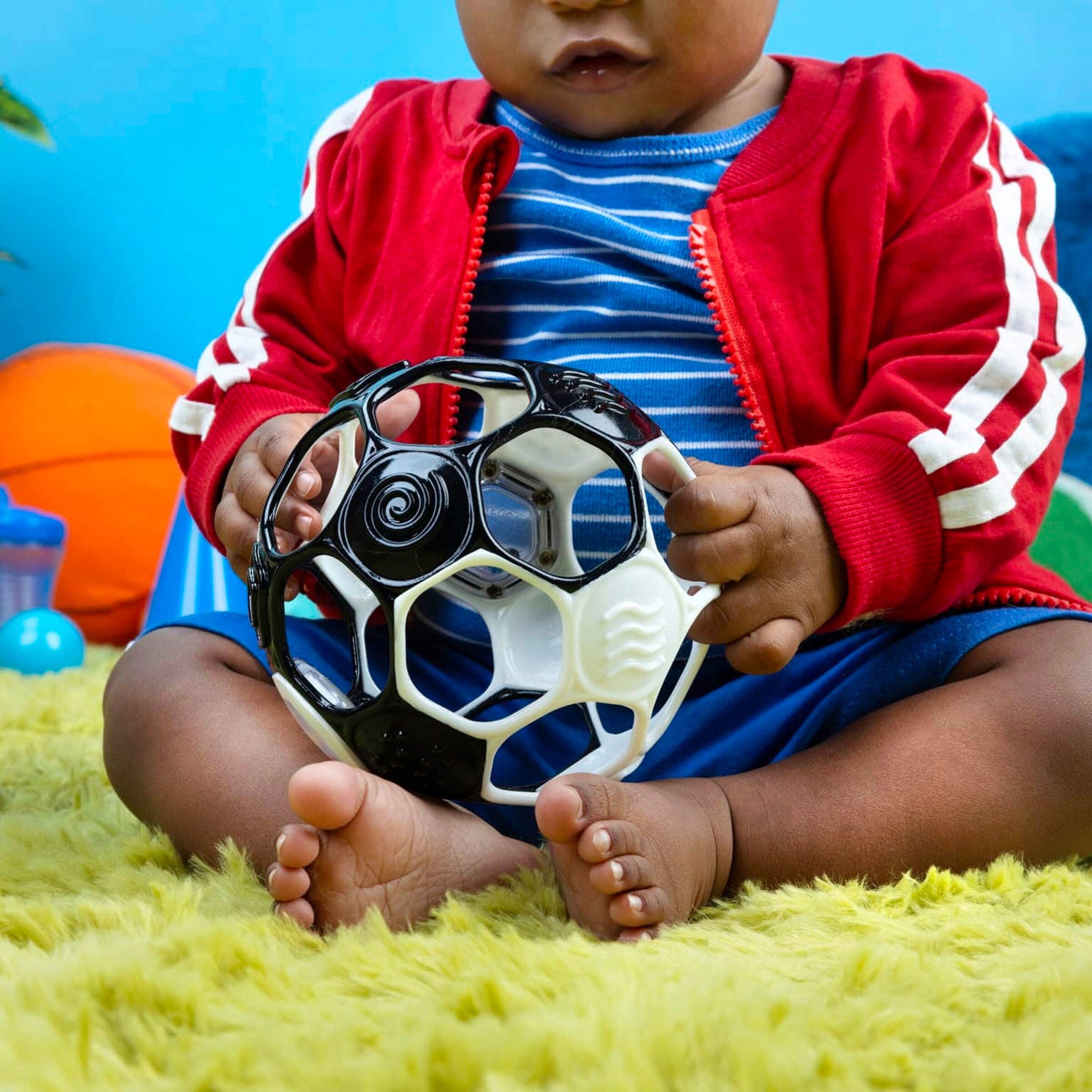 Oball Oball Soccer Fußball schwarz/weiß